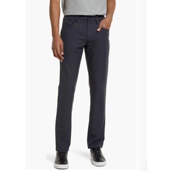 Travis Mathew Men's Open to Close 2.0 Pants Black 5 Pocket Pants 34” Golf Y - Picture 1 of 9